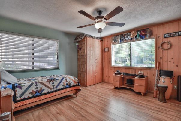 Bedroom, Interior, Wood Texture Flooring, Wooden Walls