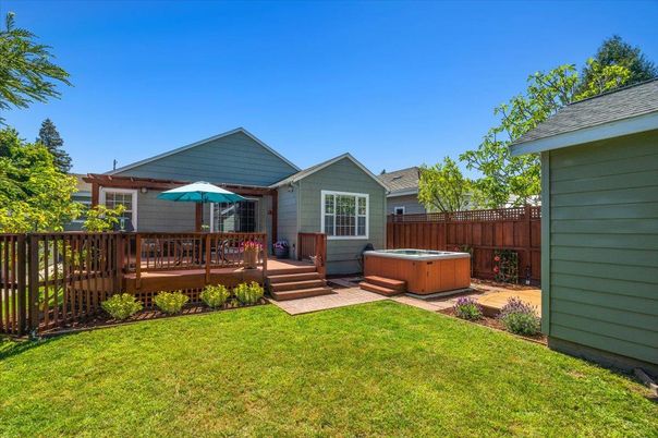 Backyard, Exterior, Hot Tub