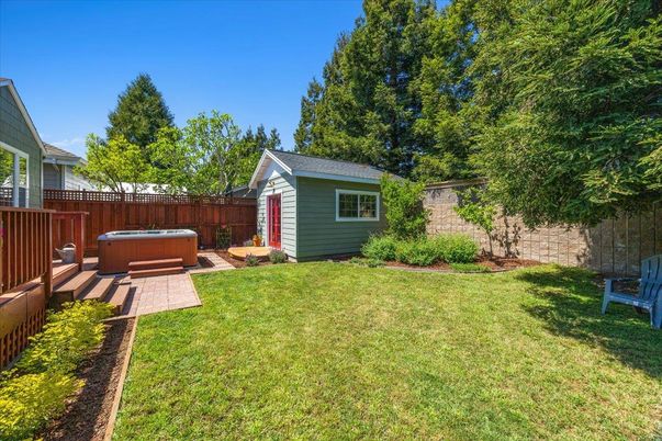Backyard, Exterior, Hot Tub