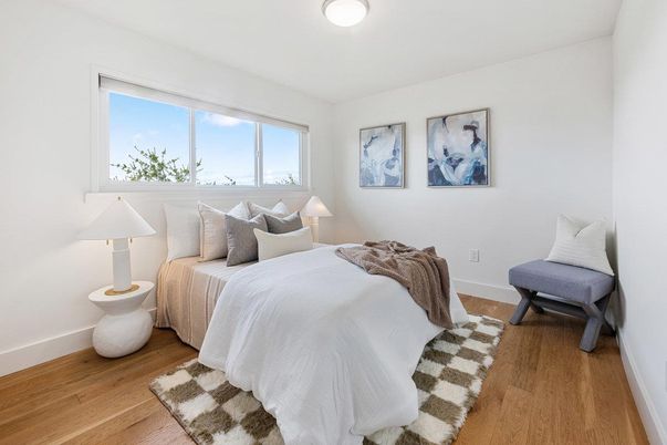 Bedroom, Interior, Wood Texture Flooring