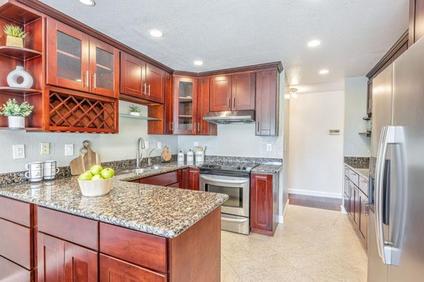 Interior, Kitchen, Recessed Lighting, Stainless Steel Appliances