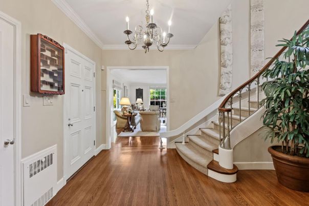 Chandelier, Interior, Wood Texture Flooring