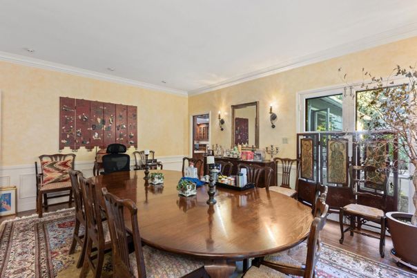 Dining room, Interior, Wood Texture Flooring
