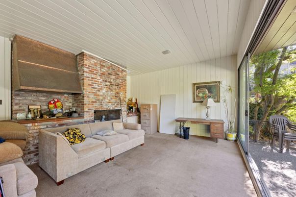 Fireplace, Interior, Living room, Stone Walls
