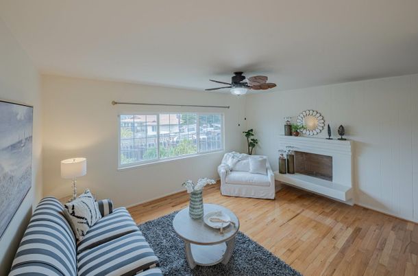 Fireplace, Interior, Wood Texture Flooring