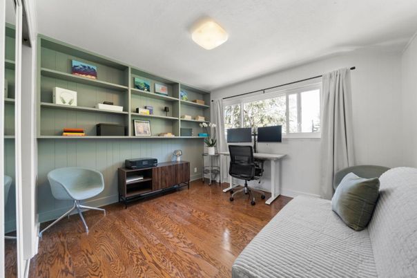Home Office, Interior, Wood Texture Flooring