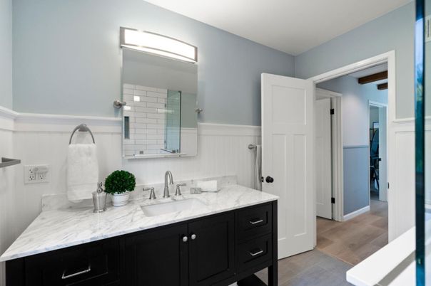 Bathroom, Interior, Wood Texture Flooring