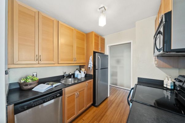 Interior, Kitchen, Wood Texture Flooring