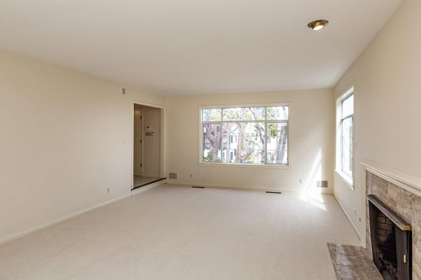 Empty room, Fireplace, Interior