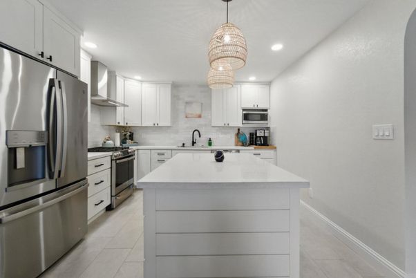 Interior, Kitchen, Recessed Lighting, Stainless Steel Appliances