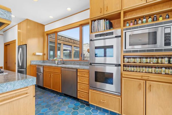 Interior, Kitchen, Recessed Lighting, Stainless Steel Appliances