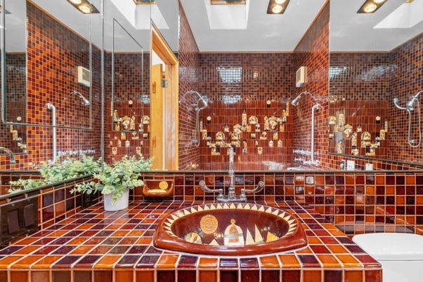 Bathroom, Interior, Tile Countertops