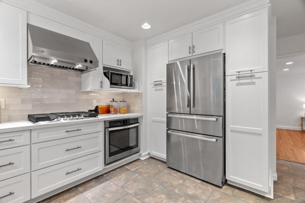 Interior, Kitchen, Recessed Lighting, Stainless Steel Appliances