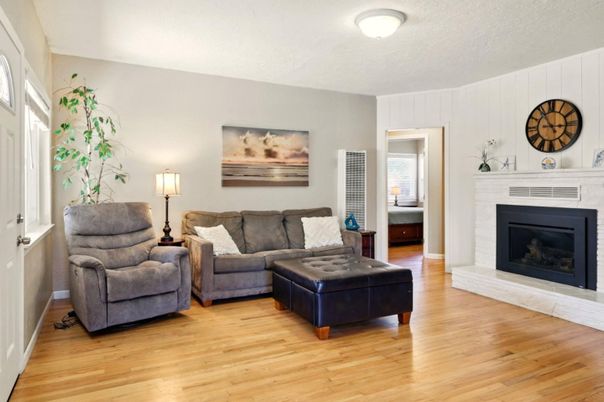 Fireplace, Interior, Living room, Wood Texture Flooring