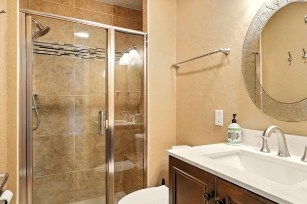 Bathroom, Glass Shower, Interior