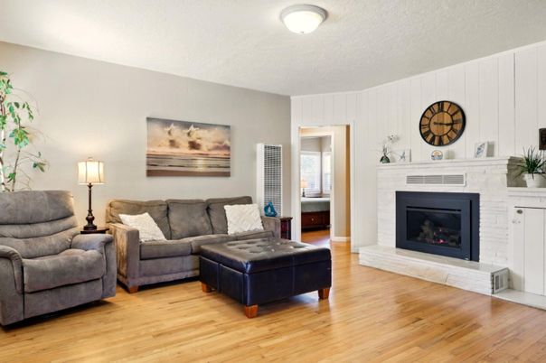 Fireplace, Interior, Living room, Wood Texture Flooring