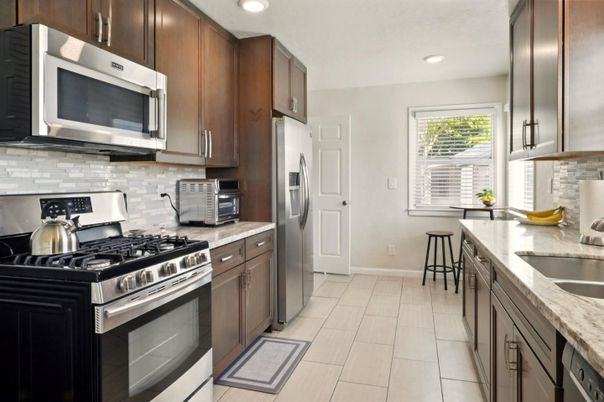 Interior, Kitchen, Recessed Lighting, Stainless Steel Appliances