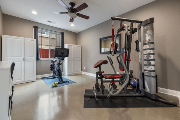 Fitness Equipment, Interior, Recessed Lighting
