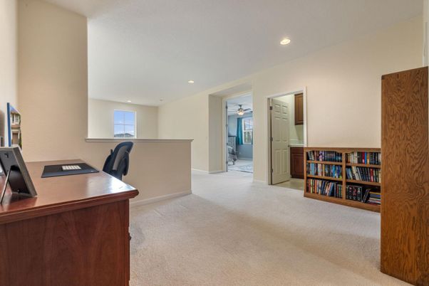 Home Office, Interior, Recessed Lighting