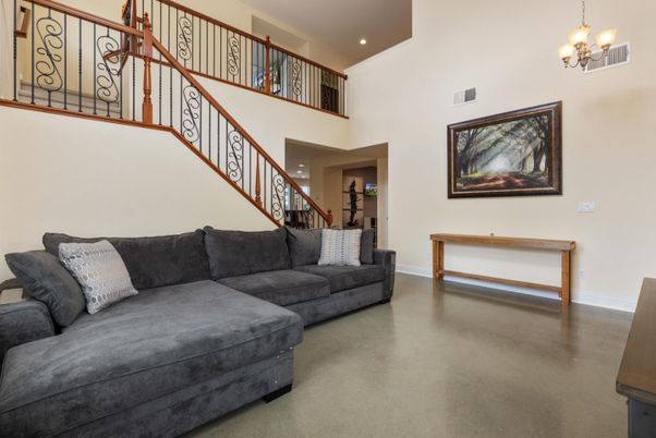 Chandelier, Interior, Living room, Recessed Lighting