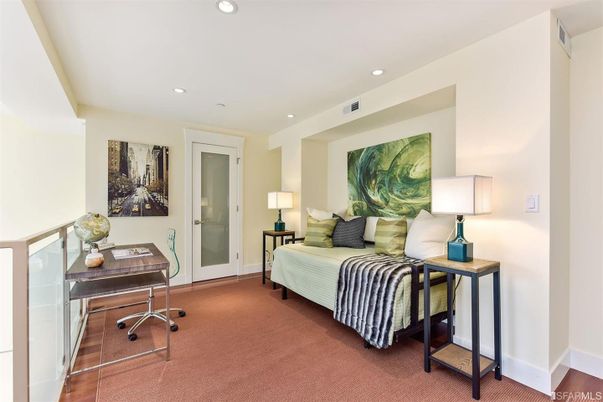 Bedroom, Home Office, Interior, Recessed Lighting