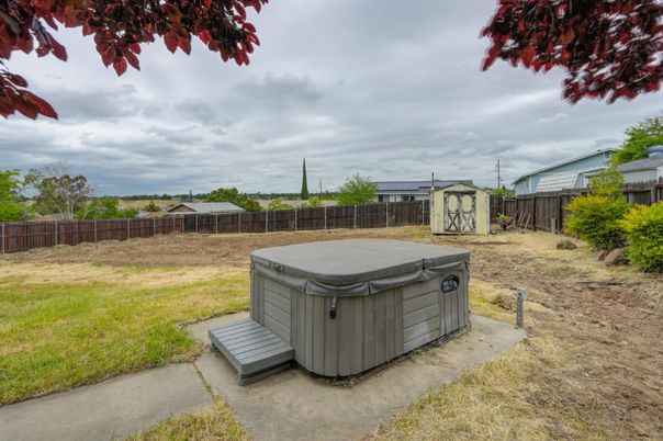 Backyard, Exterior, Hot Tub
