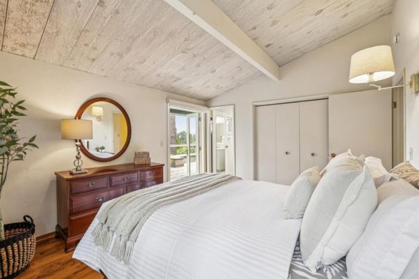 Bedroom, Interior, Wooden Ceilings, Wood Texture Flooring