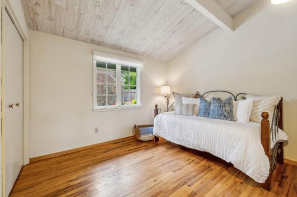 Bedroom, Interior, Wood Texture Flooring