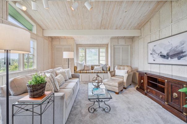 Interior, Living room, Wooden Ceilings