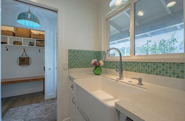 Bathroom, Interior, Wood Texture Flooring