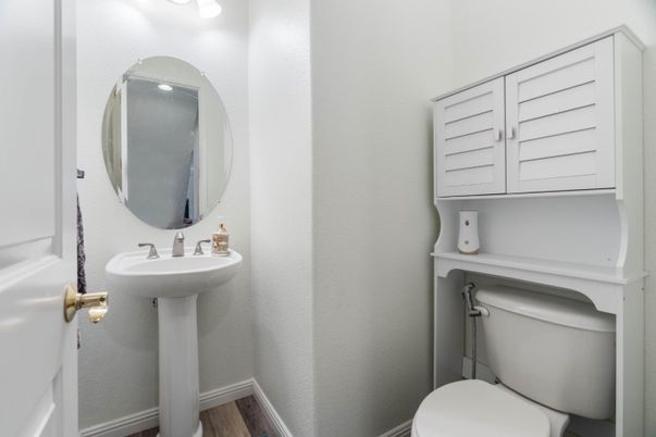 Bathroom, Interior, Wood Texture Flooring