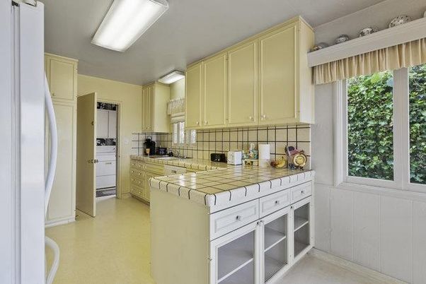 Interior, Kitchen, Tile Countertops