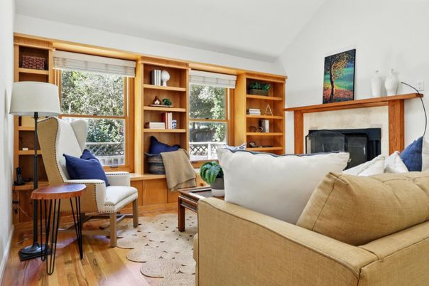 Fireplace, Interior, Living room, Wood Texture Flooring