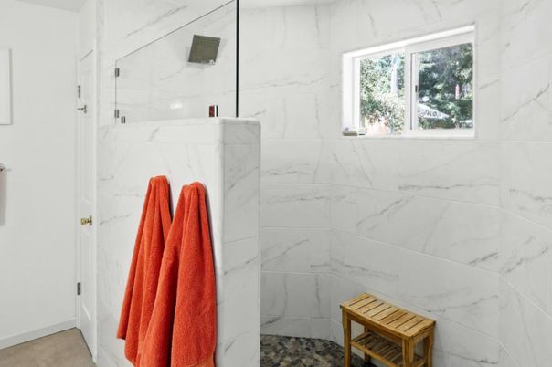 Bathroom, Interior, Marble Walls