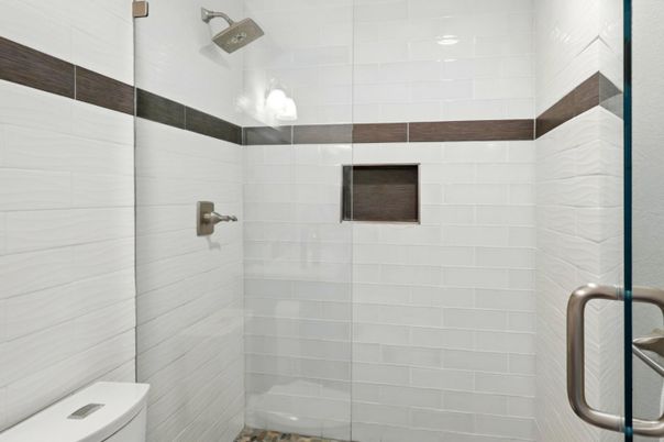 Bathroom, Glass Shower, Interior