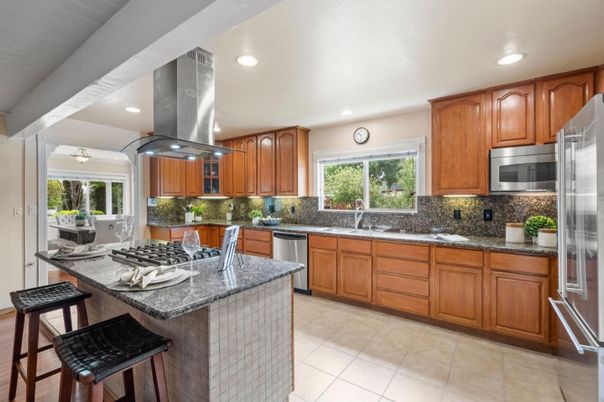 Interior, Kitchen, Recessed Lighting, Stainless Steel Appliances