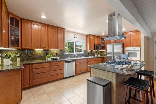 Interior, Kitchen, Recessed Lighting, Stainless Steel Appliances
