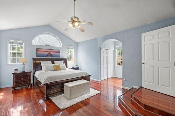 Bedroom, Interior, Wood Texture Flooring