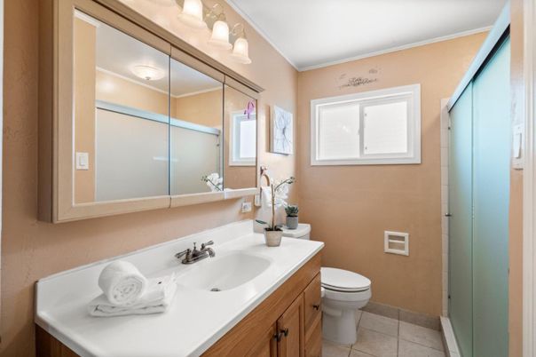 Bathroom, Glass Shower, Interior
