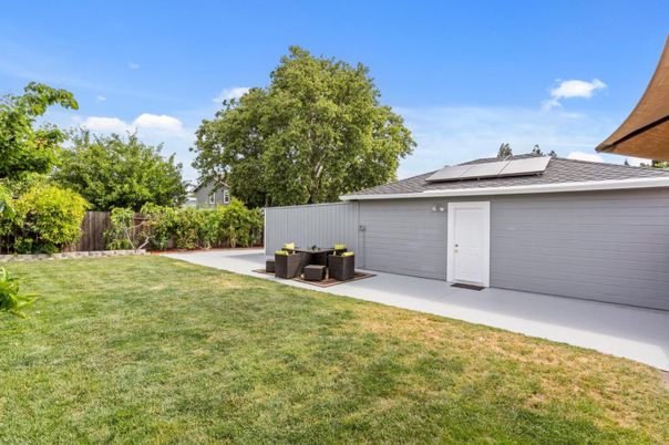 Backyard, Exterior, Solar Panels