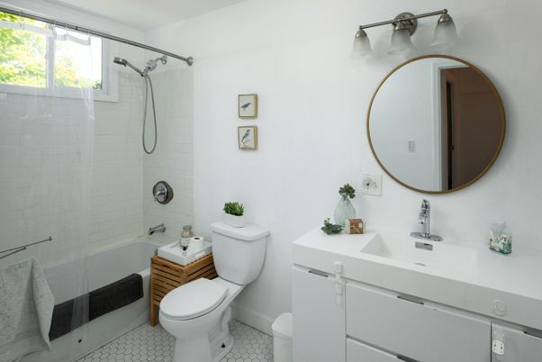 Bathroom, Glass Shower, Interior