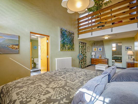 Bedroom, Interior, Wooden Beams