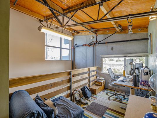 Home Office, Interior, Wooden Beams, Wooden Ceilings