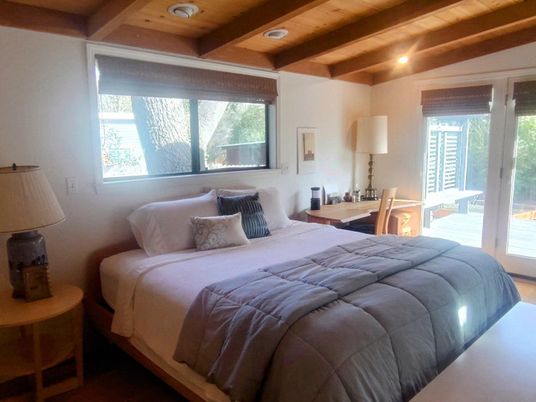Bedroom, Interior, Wooden Beams, Wooden Ceilings, Wood Texture Flooring