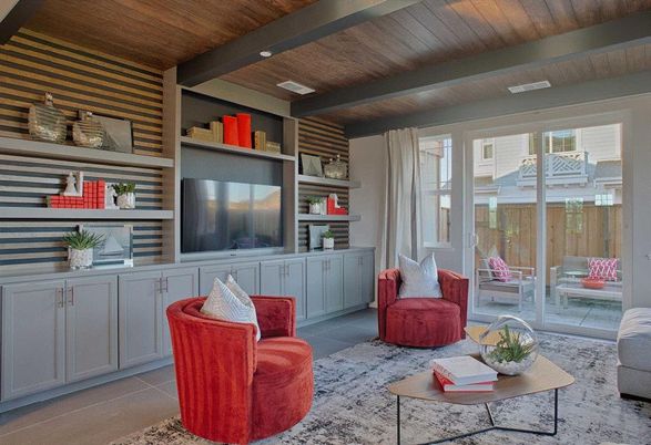 Interior, Living room, Wooden Beams, Wooden Ceilings