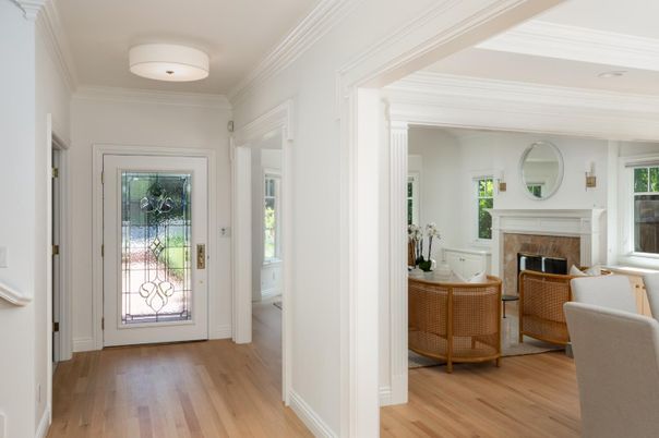 Fireplace, Interior, Wood Texture Flooring