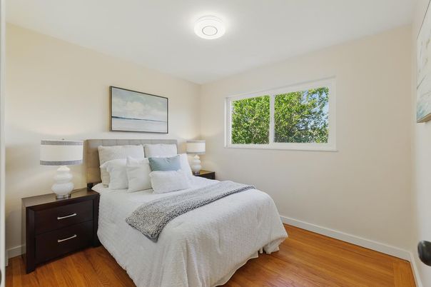 Bedroom, Interior, Wood Texture Flooring