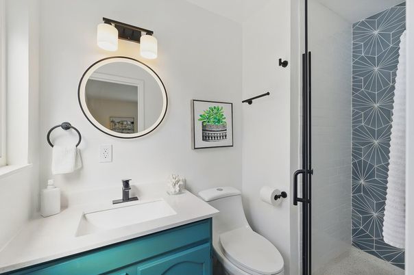 Bathroom, Glass Shower, Interior