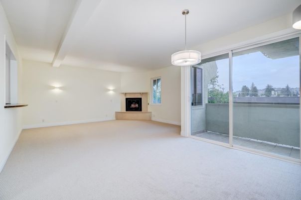 Empty room, Fireplace, Interior, Pendant Lights