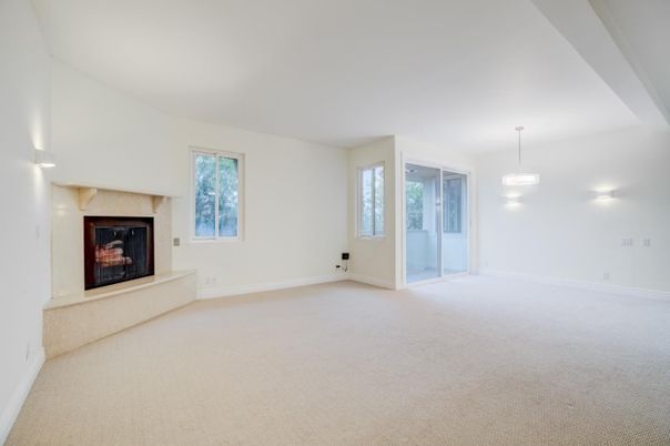 Empty room, Fireplace, Interior, Pendant Lights